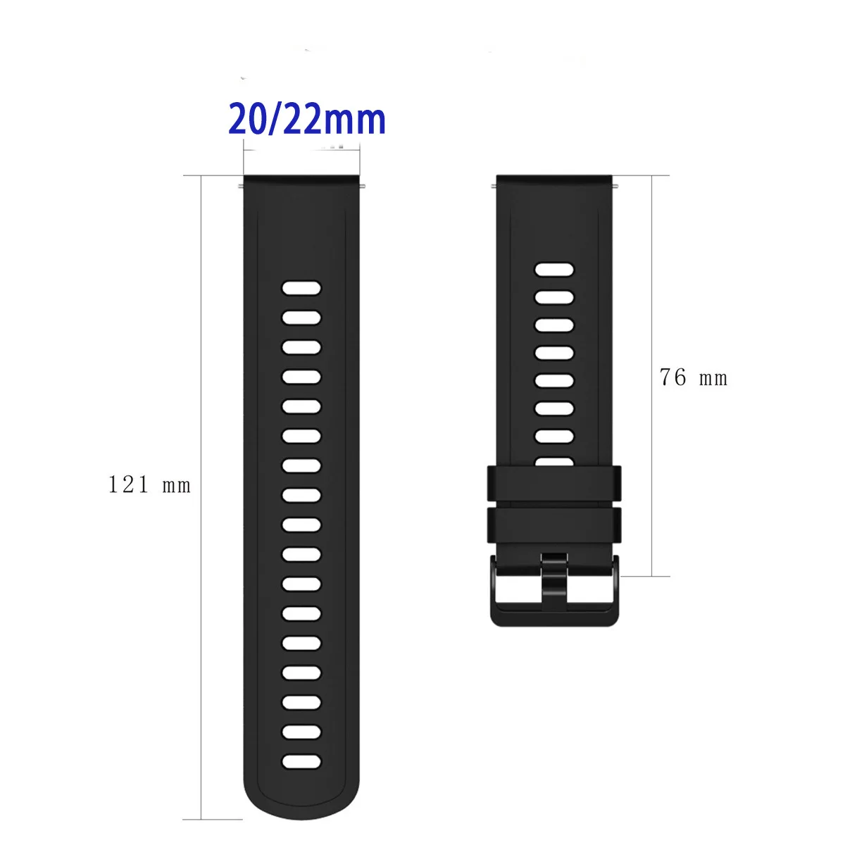 Silicone Band Strap For Xiaomi Watch Color 2 Smartwatch Garmin Venu 2/Vivoactive 3 4 Amazfit GTS 2e Sports Bracelet | Электроника
