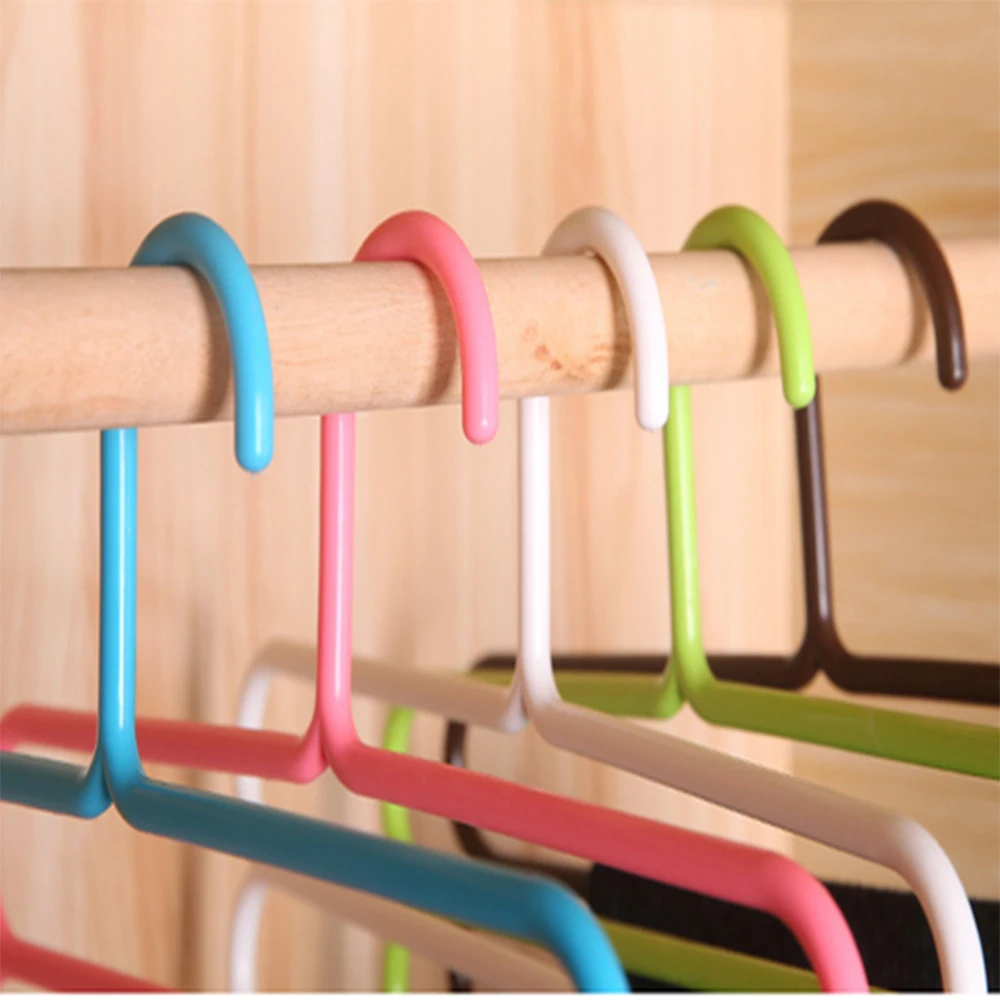 

4PCS Multifunctional five-layer pants rack drying plastic rack storage tie rack