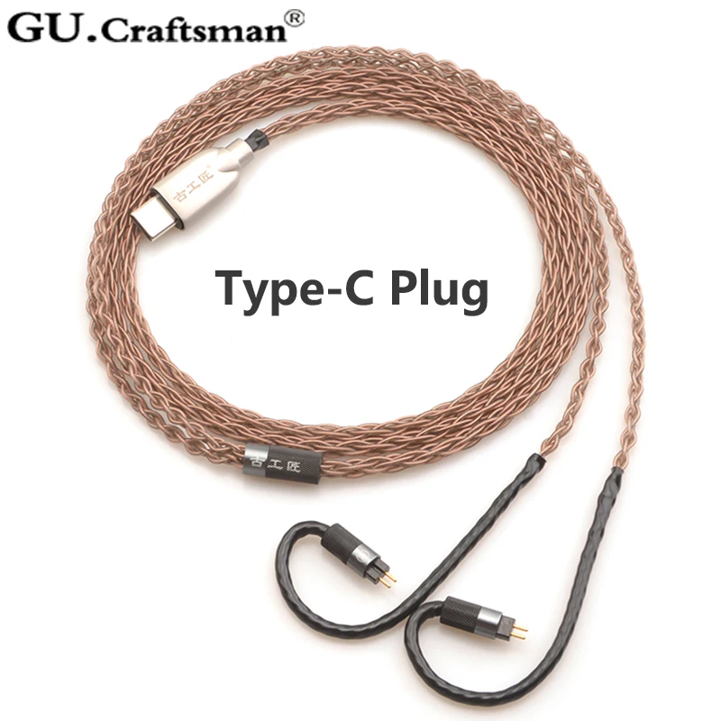 GUCraftsman 6n occ медь 0,78 мм 2Pin 64 аудио a12t/u12 TIA Fourte Oriolus re2000 Legend X LCDi4 VE8 кабель для наушников