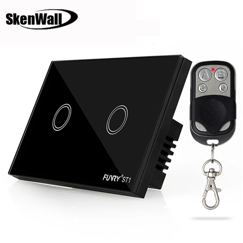 Настенный светильник с дистанционным управлением 2 комплекта черный сенсорный