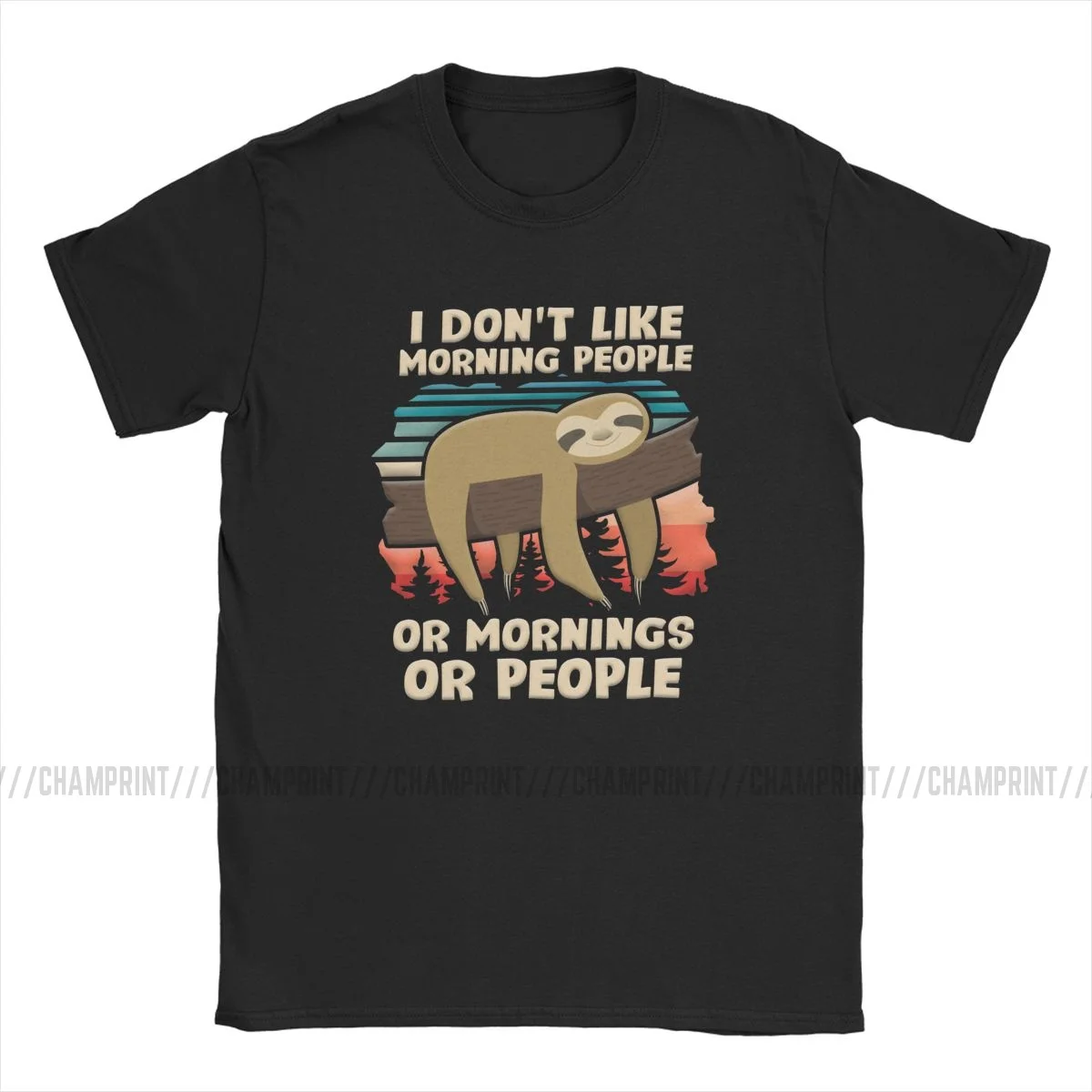 Винтажные забавная маска ленивого I Hate утро People с рисунком из мультфильма для