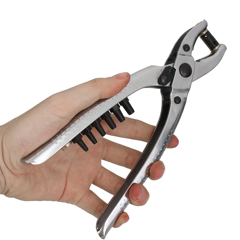 Hot Metal Rivets Eyelet Hole Punch Pliers Tool With 100Pcs Eyelets Grommets 2Pcs For Shoes Bags Leather Belt | Инструменты
