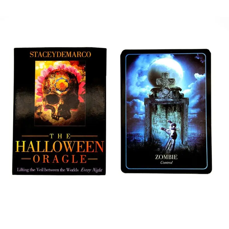 

The Halloween Oracle Tarot Cards Lifting the Veil between the Worlds Every Night 24BD