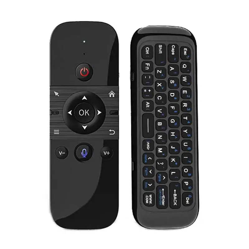 

M8 Voice Remote control Air Mouse 2.4G Mini Wireless Keyboard IR learning Gyro Sensing lithium battery For android tv box