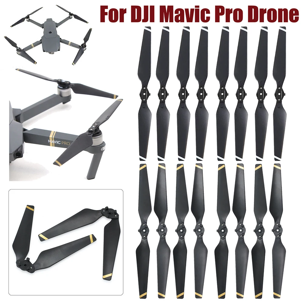 4/8 PCS 8330F For DJI Mavic Pro Propellers Replacement Blade CCW/CW Carbon Fiber Composite Low Noise Base Wing Drone Spare Parts dji dajiang e7000 m12 12100 electric power control kit r3390 nylon carbon fiber folded blade