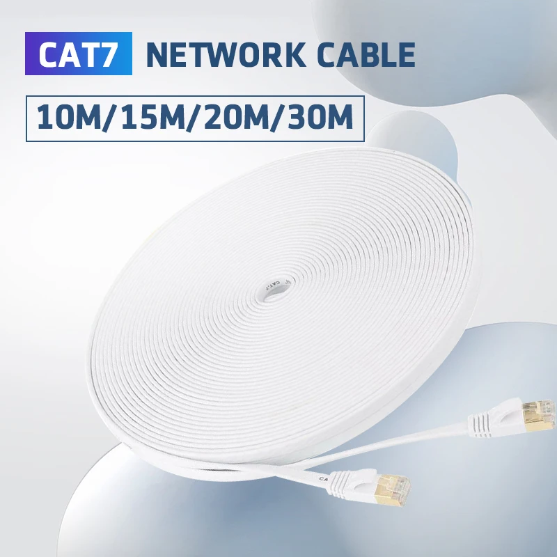 Сетевой кабель CAT7 Ethernet RJ45 сетевой высокоскоростной патч корд Cat7 для ПК модема