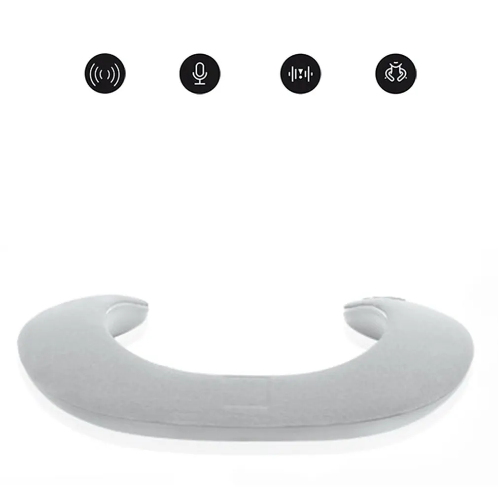 

bluetooth neck speaker column wireless speaker bluetooth 5D Stereo U-shaped Speaker Waterproof with bass microphone for sports