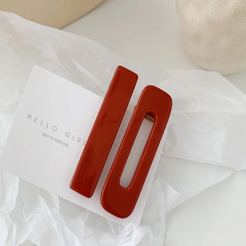 Супер текстурированная шпилька для волос авокадо в стиле Instagram осень-зима