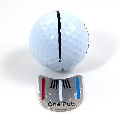 Отметка для мяча гольфа с магнит заколка на шляпу One Putt игры в гольф выравнивания