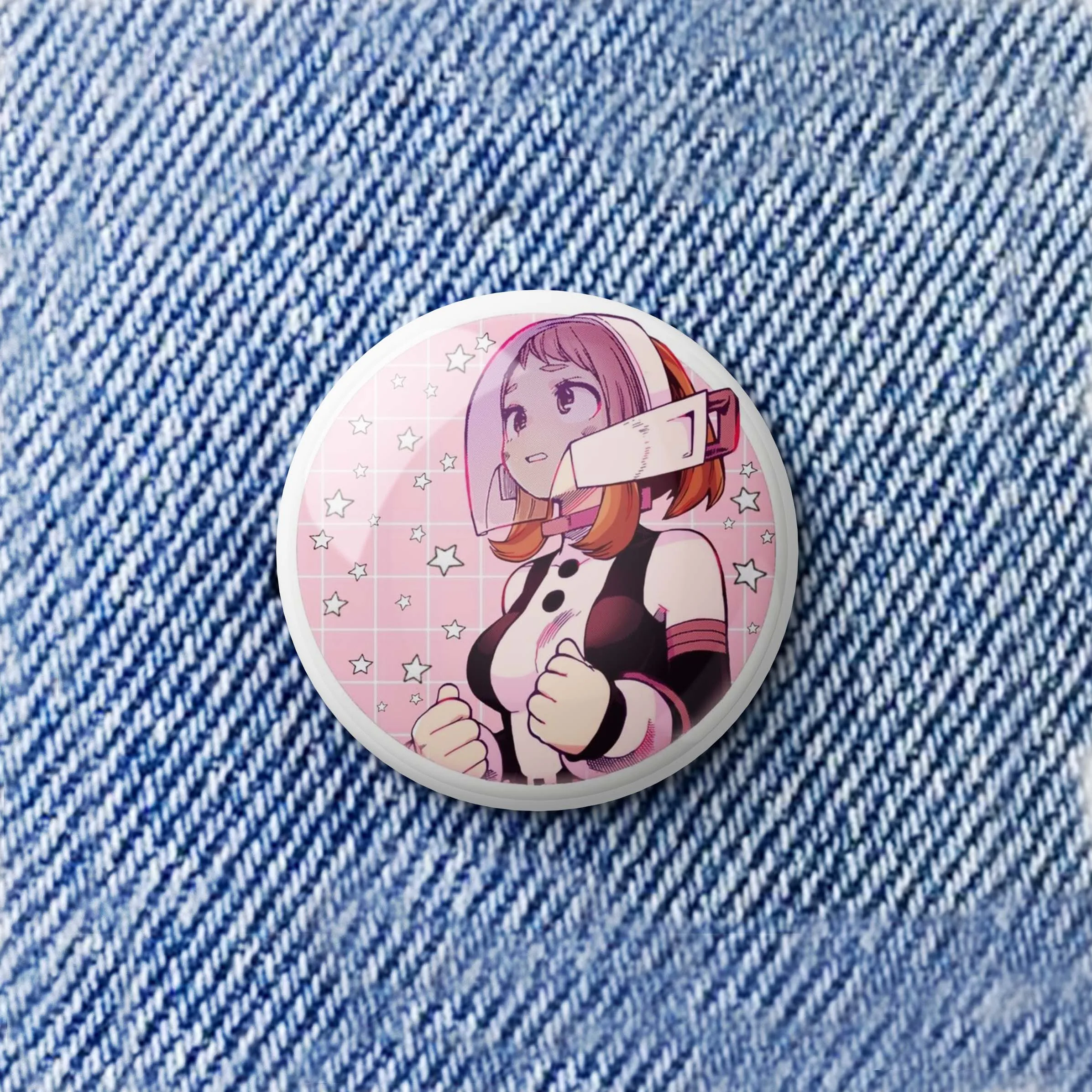 

Uraraka Ochaco My Hero Academia Soft Enamel Pin Clothes Lapel Pin Jewelry Metal Badge Cute Creative Decor Collar Gift Hat