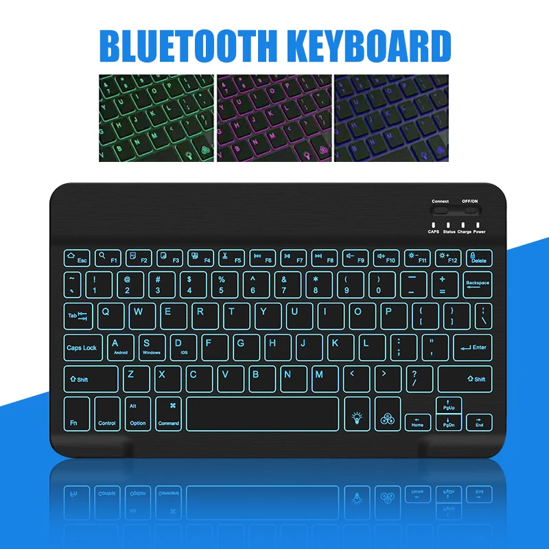 Мини Bluetooth-клавиатура портативная беспроводная ультратонкая перезаряжаемая