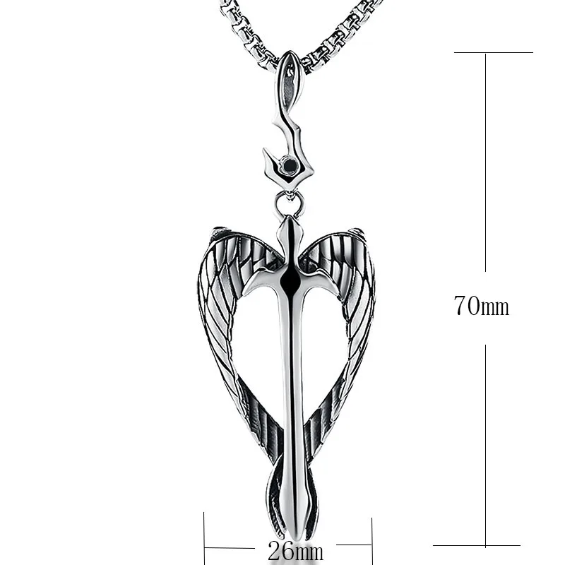Valily ювелирные изделия мужское винтажное ожерелье крест Орлиное крыло дизайн