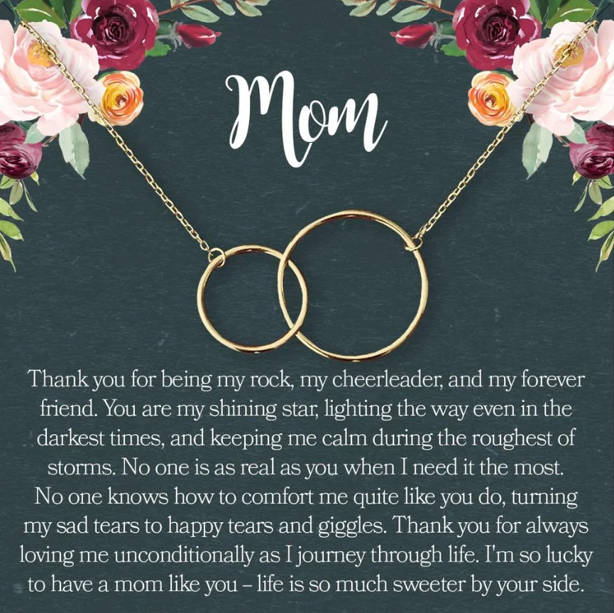 Женское золотое ожерелье с подвеской в виде двойного круга|Цепочки| |