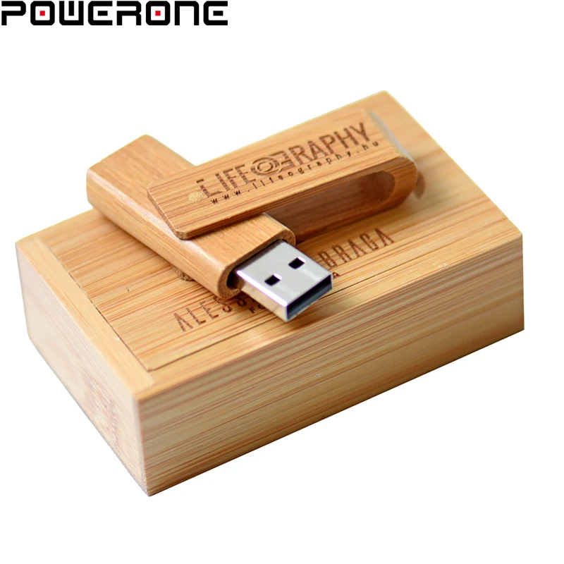 USB-флеш-накопитель POWERONE деревянный 4/8/16/32/64 ГБ | Компьютеры и офис