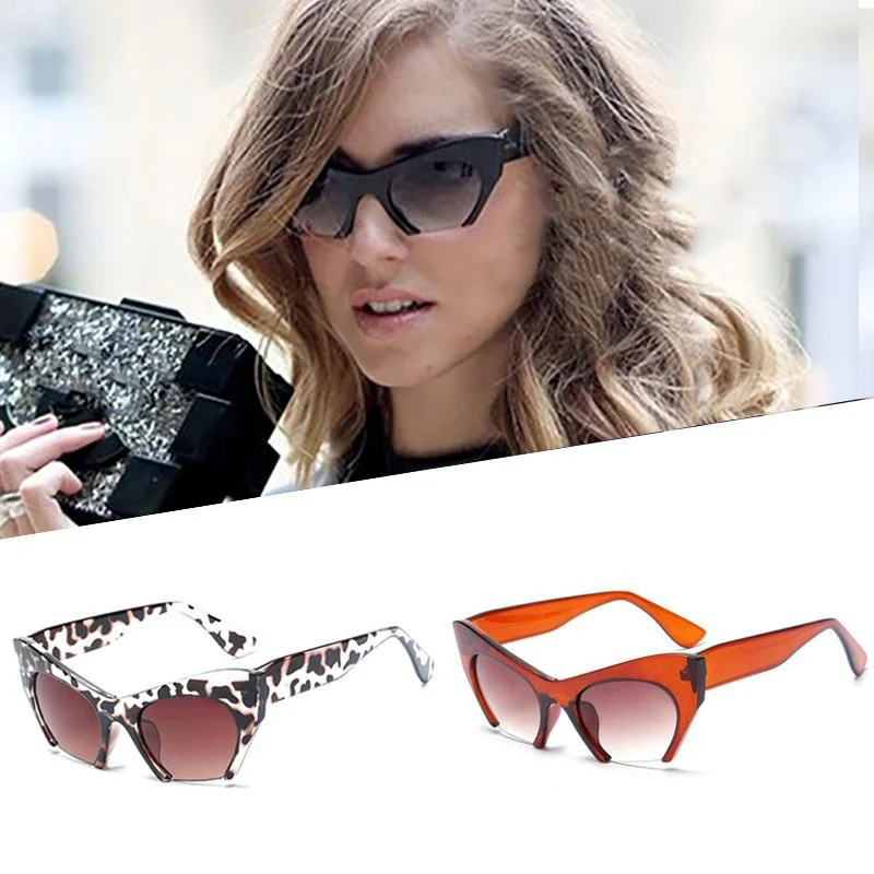 Женские леопардовые очки кошачий глаз летние уличные персонализированные