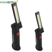 rechargeable led bar work light portable cob flashlight torch usb magnetic cob lanterna hanging hook lamp for outdoor camping