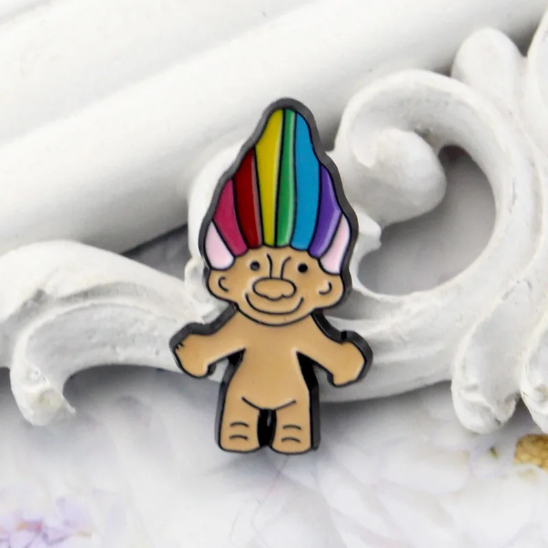 Мультфильм серии знак Творческий капли масла Радужный Единорог голова большая