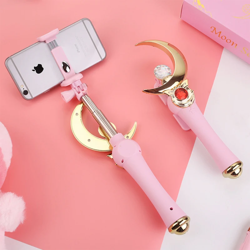 Аниме Сейлор Мун волшебная палочка Henshin стержень беспроводной Bluetooth селфи палка