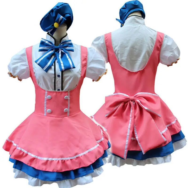 Милая одежда служанки в стиле Лолиты аниме Love Live Minami koдори Косплей костюмы