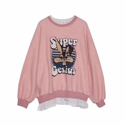 

Autumn/winter 2020 new Korean loose imitation cashmere sweater women's top fashion temperament student holiday two pieces