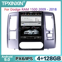 2 din tesla style carplay px6 for dodge ram 1500 2009 2018 android auto car radio multimedia video dvd player navigation gps