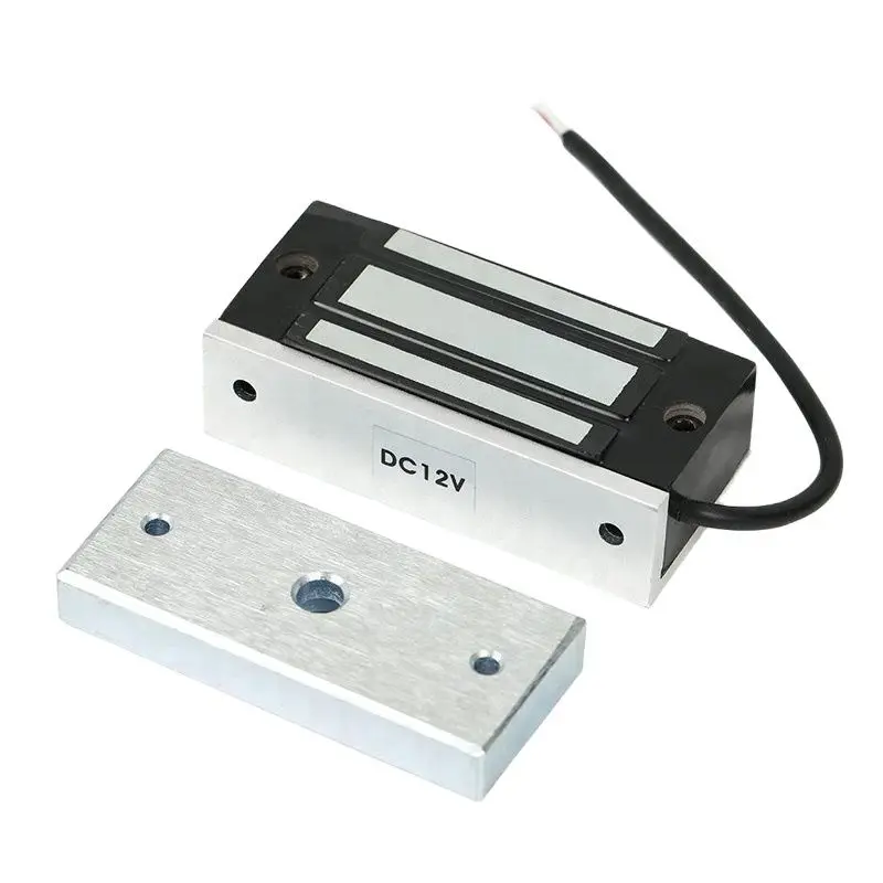 Одиночный электронный электромагнитный замок 60 кг/100 фунтов для домашнего