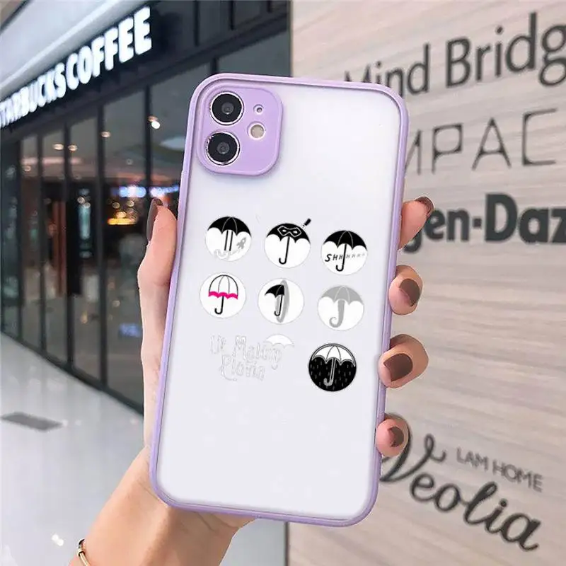 

The Umbrella Academy TV series Phone Cases matte transparent For iphone 7 8 11 12 plus mini x xs xr pro max cover
