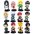 12 шт.компл. аниме Наруто Сакура Итачи Гаара Шикамару экшн-Фигурки игрушки удзумаки Наруто Какаси модель мультяшная кукла подарки для детей