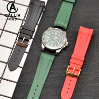 substitute tudor diduo arc mouth silicone watch with male dituo lingqian type biwan small red flower tomahawk rubber watch chain
