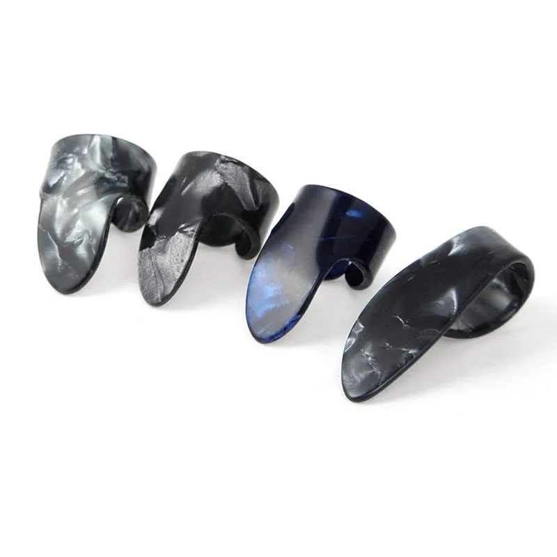 3 finger 1 daumen akustische nagel gitarre pick celluloid vermittler thumbpick plektren mantel für akustische elektrische bass guitarra free gl