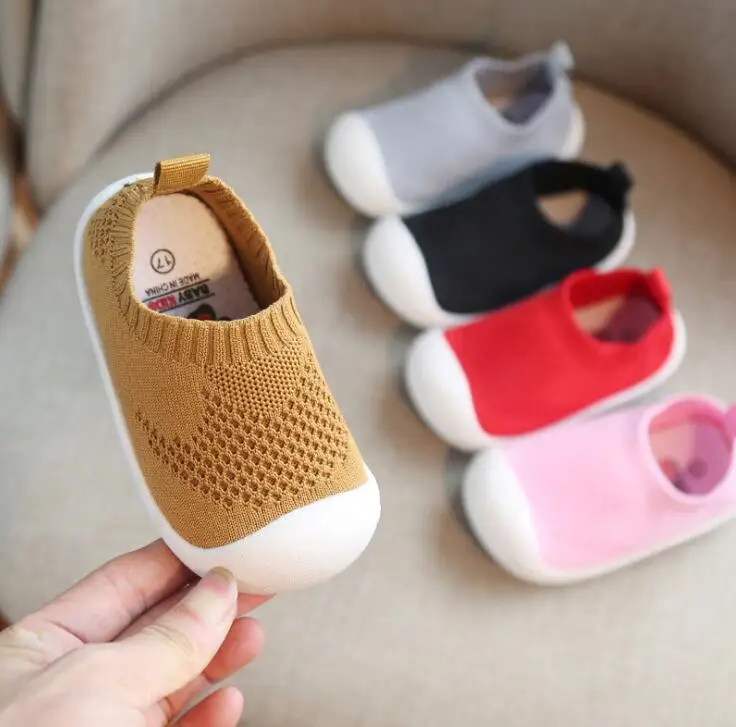 2022 весенняя обувь для малышей Повседневная сетчатая девочек и мальчиков Удобная