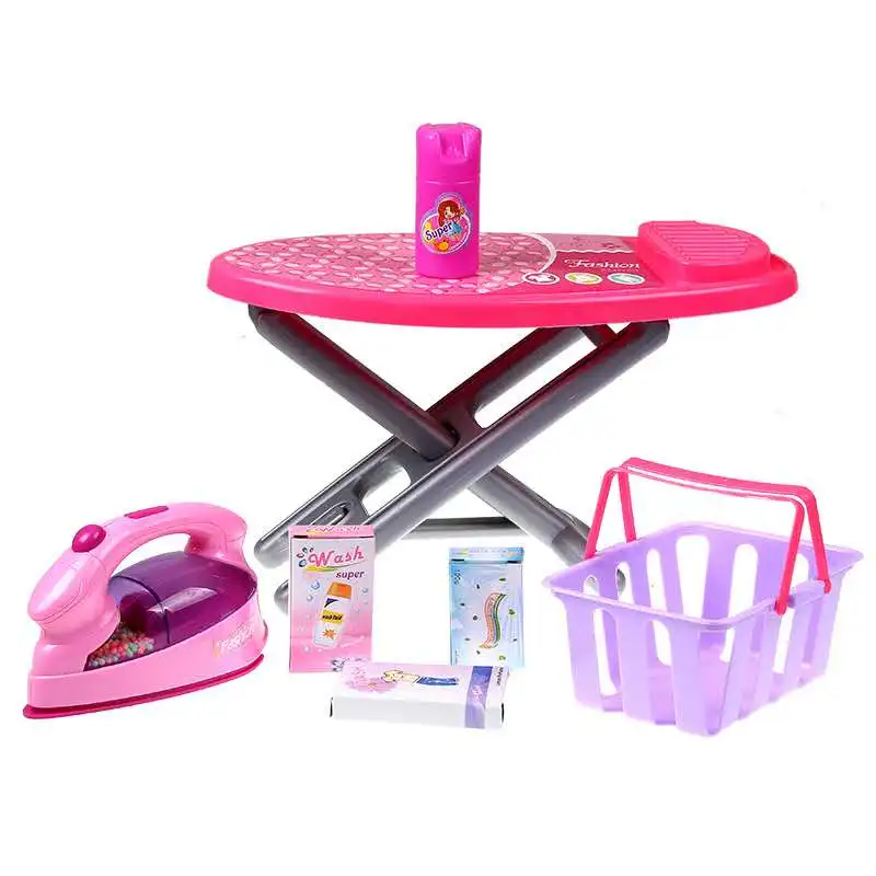 

do housework toys Children Pretend Play toys Gift baby girl boys Simulation Mini Household Electrical Appliance electrical iron