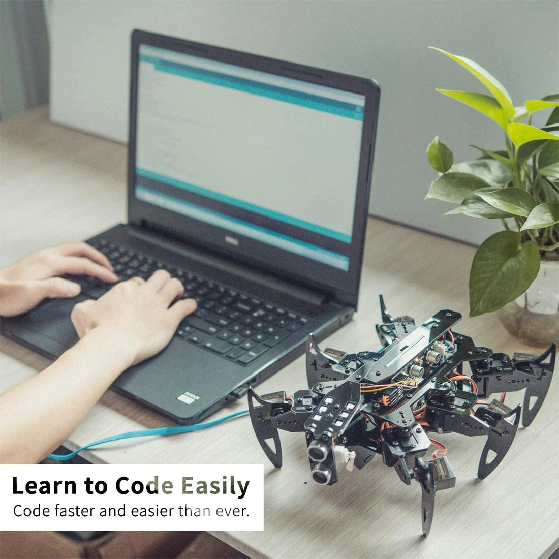 Adeept Hexapod Spider Robot Kit Stem робот в наборе для Arduino | Игрушки и хобби