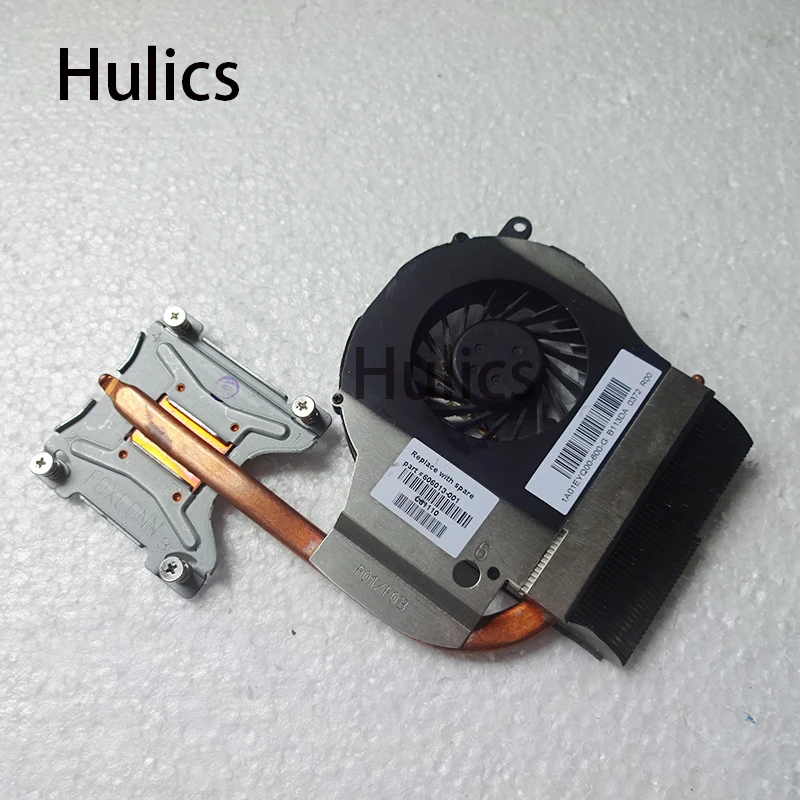 Hulics б/у радиатор и вентилятор для HP G62 G72 G72T CQ72 606013-001 интегрированный модуль охлаждения процессора Intel