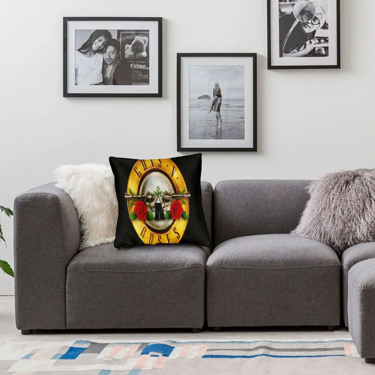 Guns N Roses 1301 Подушка Dakimakura чехол для подушки шелковая наволочка 65x65 | Дом и сад