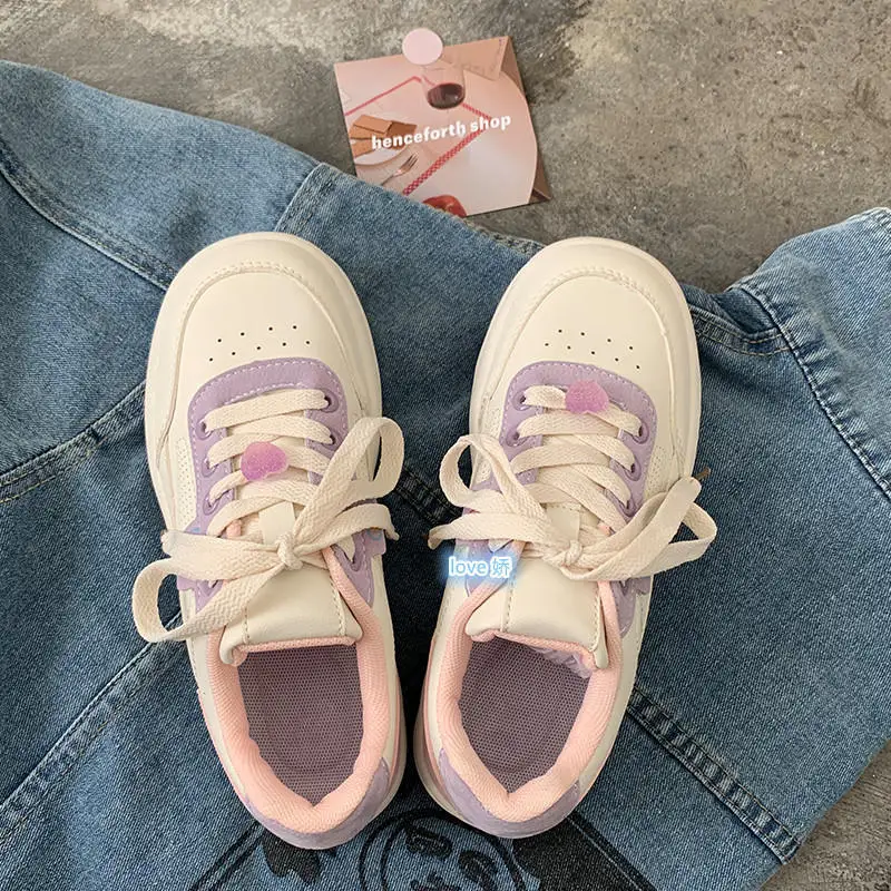 

Women's Sports Shoes Sneakers Casual Running Cute Autumn Athletic Dropshipping Kawaii Fashion Platform Flats Harajuku