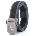 Ремень в стиле СССР для мужчин и женщин, брезентовый пояс в стиле милитари, с объёмной пятиконечной звездой, для джинсов, 130, 140, 160, 170 см, 150