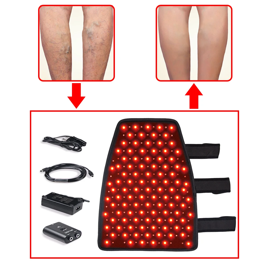 

DGYAO Infrared & Red Light Therapy Devices for Arm Calf Pain Relief 660nm 880nm 110-240V Wearable LED Pad Home Use Equipment