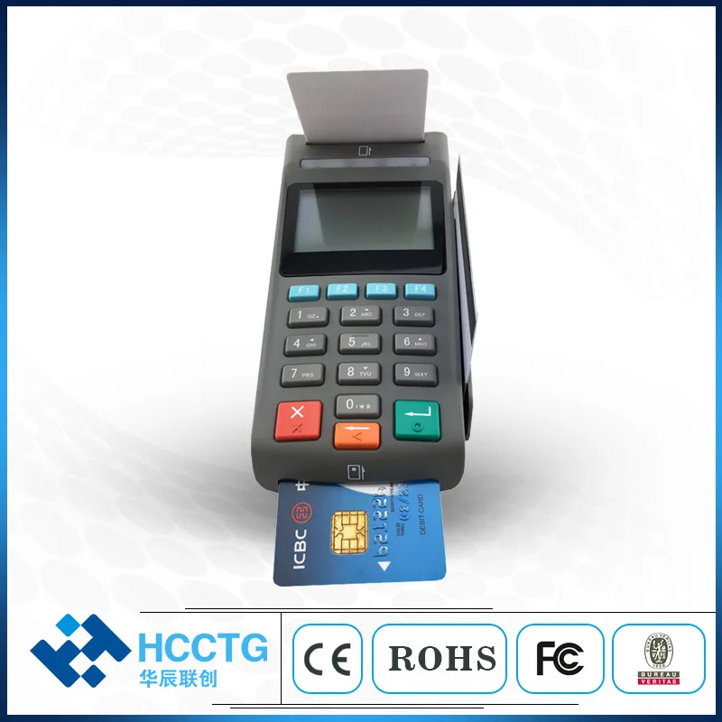 MSR + NFC устройство считывания контактных карт Настольный POS Pin Pad для банковского
