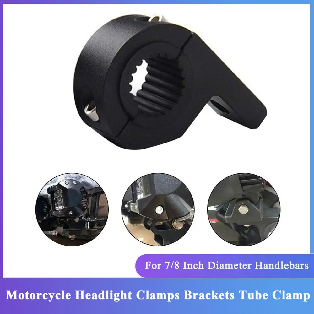 Новый светодиодный светильник для мотоцикла скобы трубчатый зажим комплект
