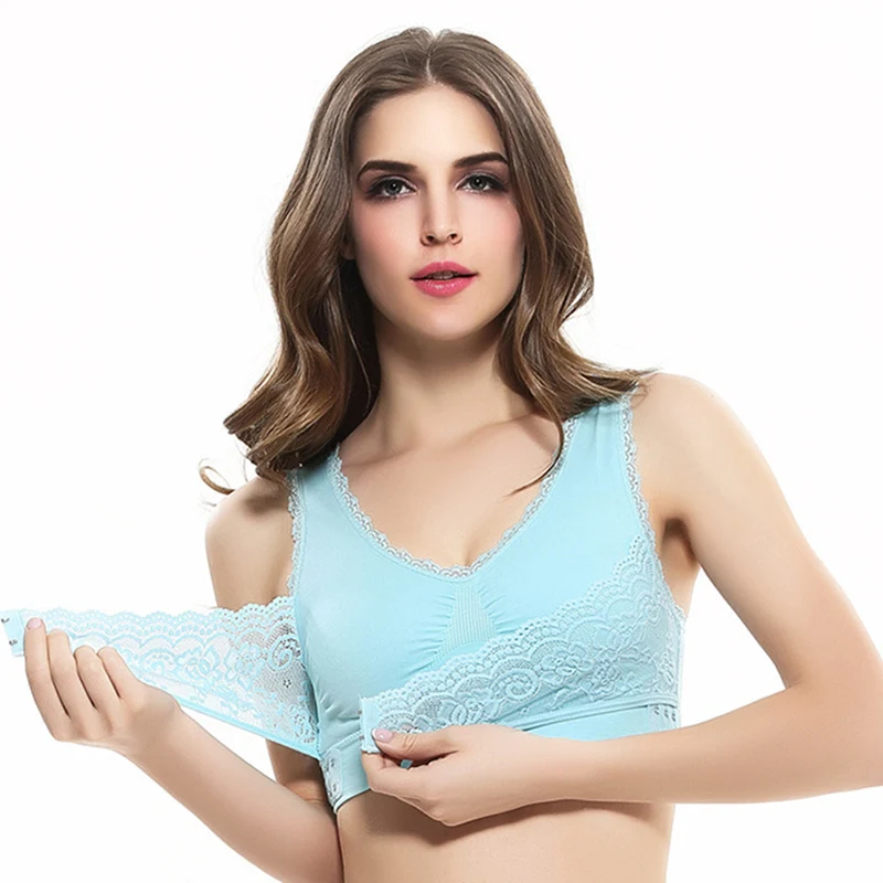 Новый удобный бюстгальтер с полной поддержкой кружевной Бралетт однотонный