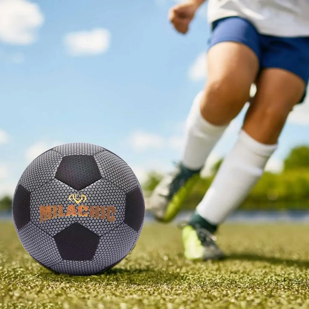 

Light up Football Glow in the Dark Soccer Ball Gift For Children