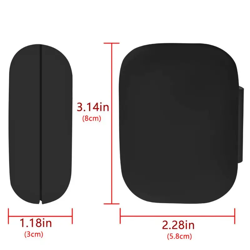 Твердые Цвет наушники чехол из мягкого силикона с анти скольжения защитный