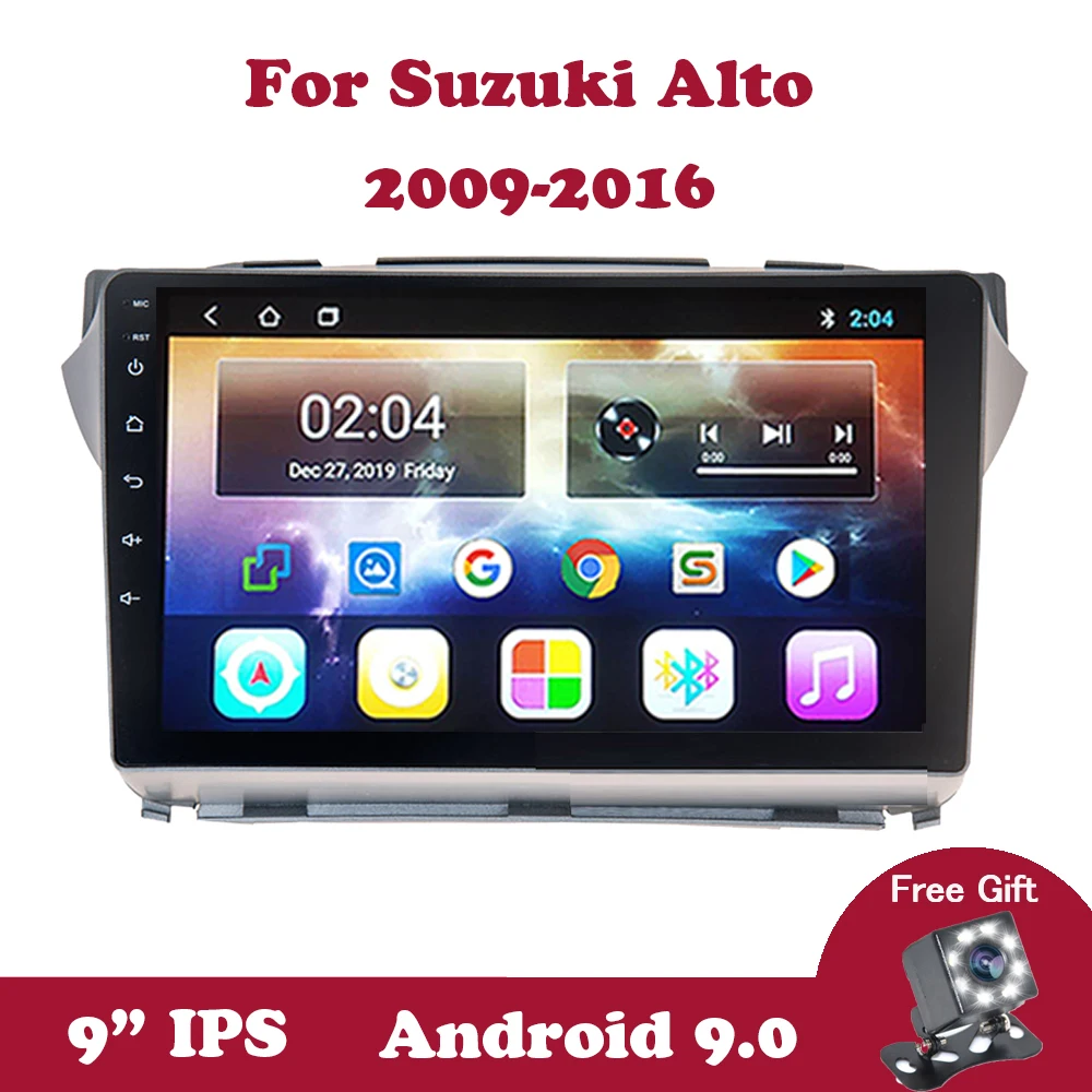 Android 9 автомобиля GPS Navi для Suzuki Alto 2009 2010 2011 2016 автомобильное радио DVD головное
