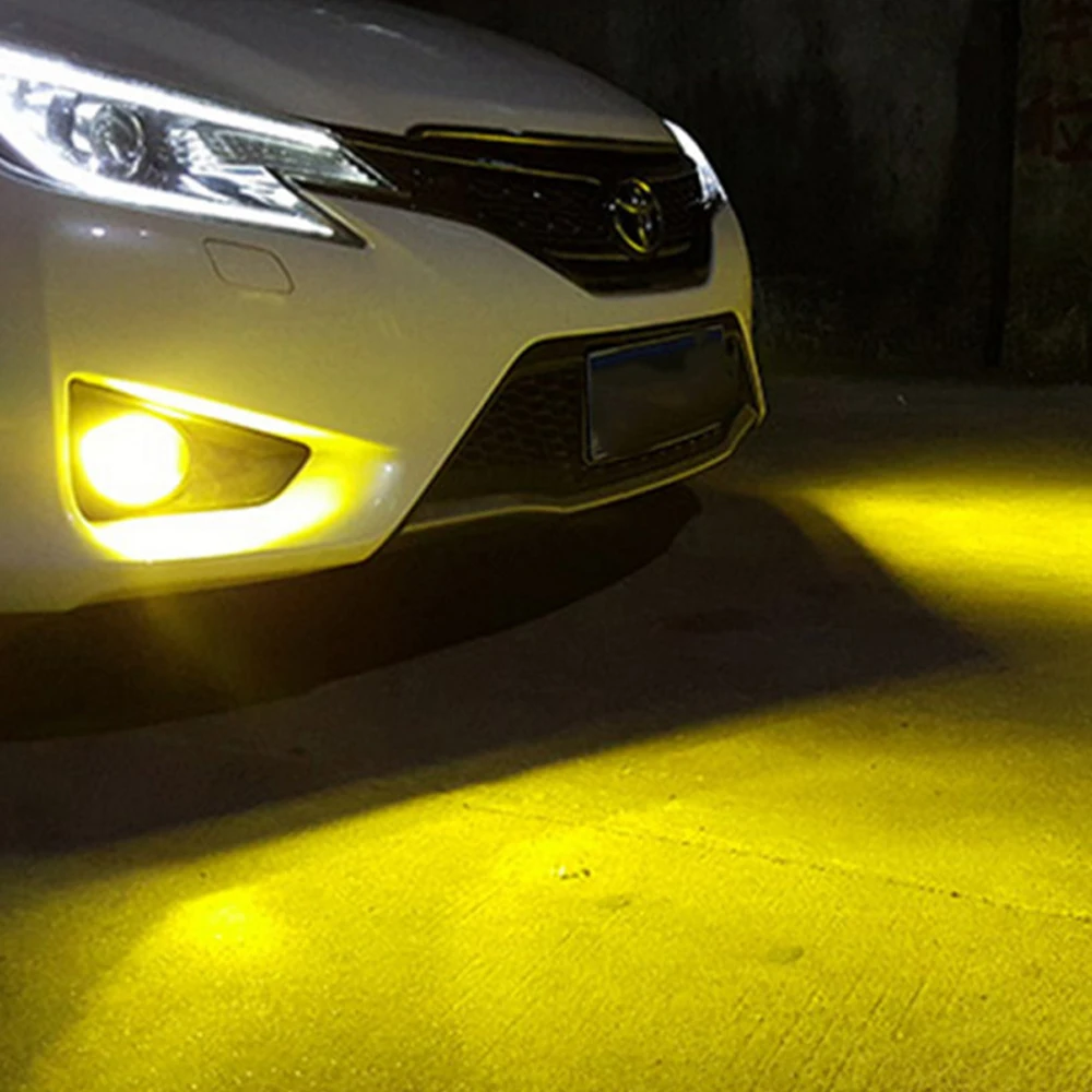 Противотуманный светильник 100 Вт H4 золотистый желтый 3000 К с функцией