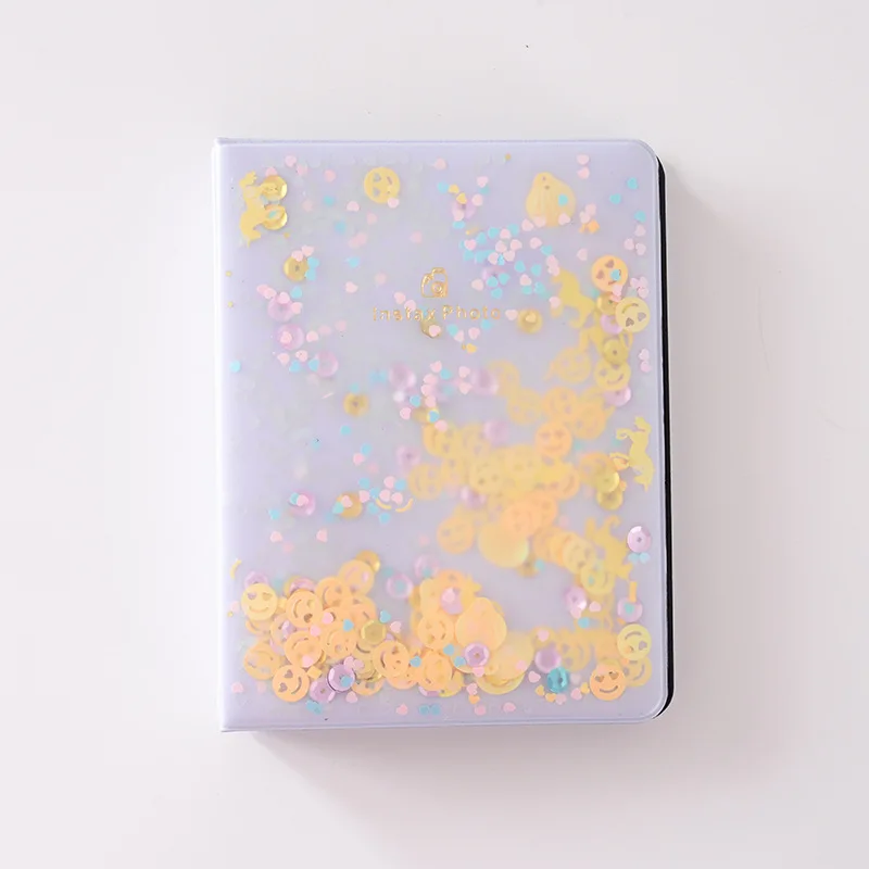 color 6 64 кармана 3 дюйма мини-пленка фотоальбом книга для Fujifilm Instax Mini 9 8 7s 70 25 90 мгновенная камера пленка кредитный держатель для карт - Цвет: color 6