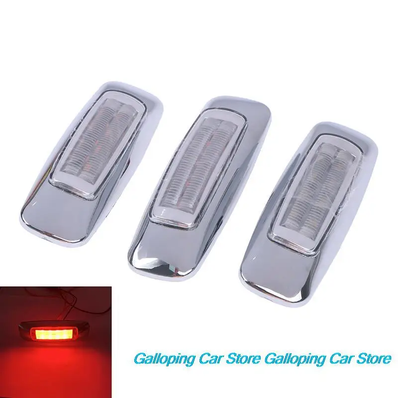 

1Pcs 24V LED Side Marker Lights Truck Warning Tail Light Signal Brake Lamps