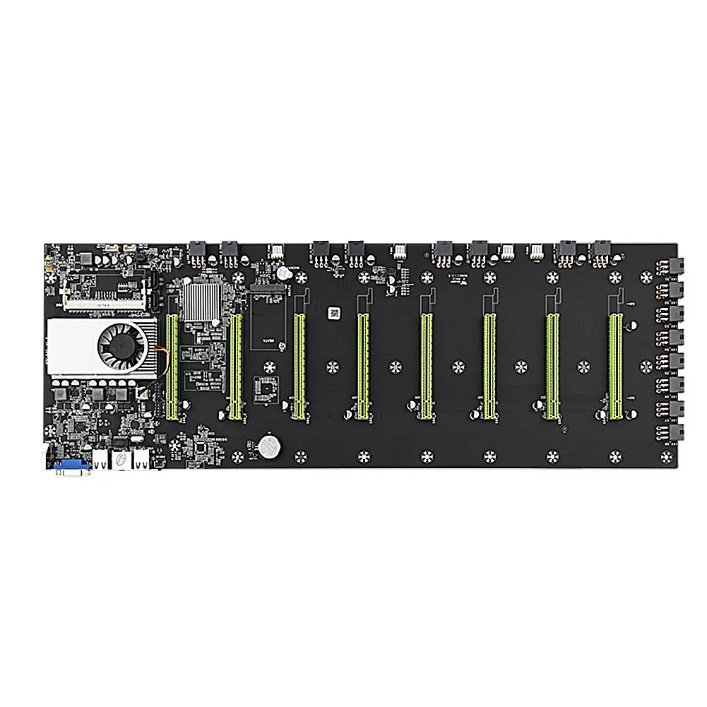 

For BTC Miner BTC-D37 Mining Motherboard Expandable 8 PCIE 16X USB2.0 DDR3 SODIMM Slot Support 1066/1333/1600MHz