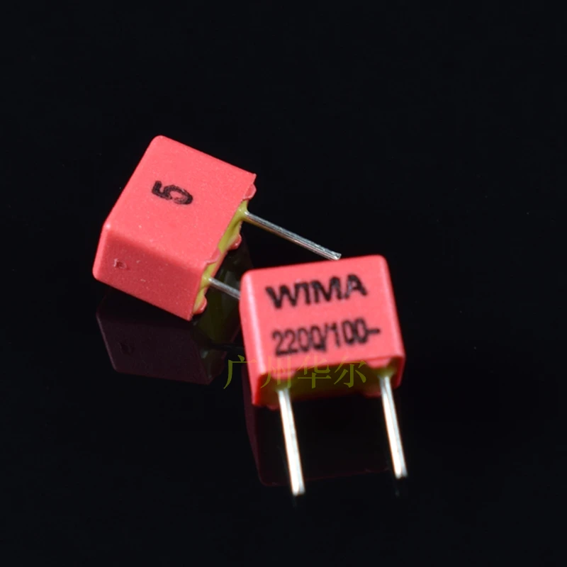 Немецкий пленочный конденсатор FKP2 WIMA Hi Fi аудио 33p 47p 68p 100p 220p 330p 470p 1 нФ 680 НФ 1000 630 10 22