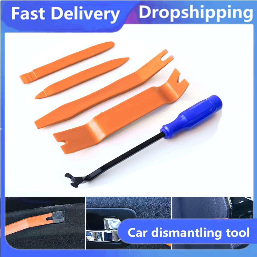 

4pcs/set Portable Vehicle Car Panel Audio Trim Removal Tool Set Practical Car Repairing Hand Tools with Blue Removal Repair Kit